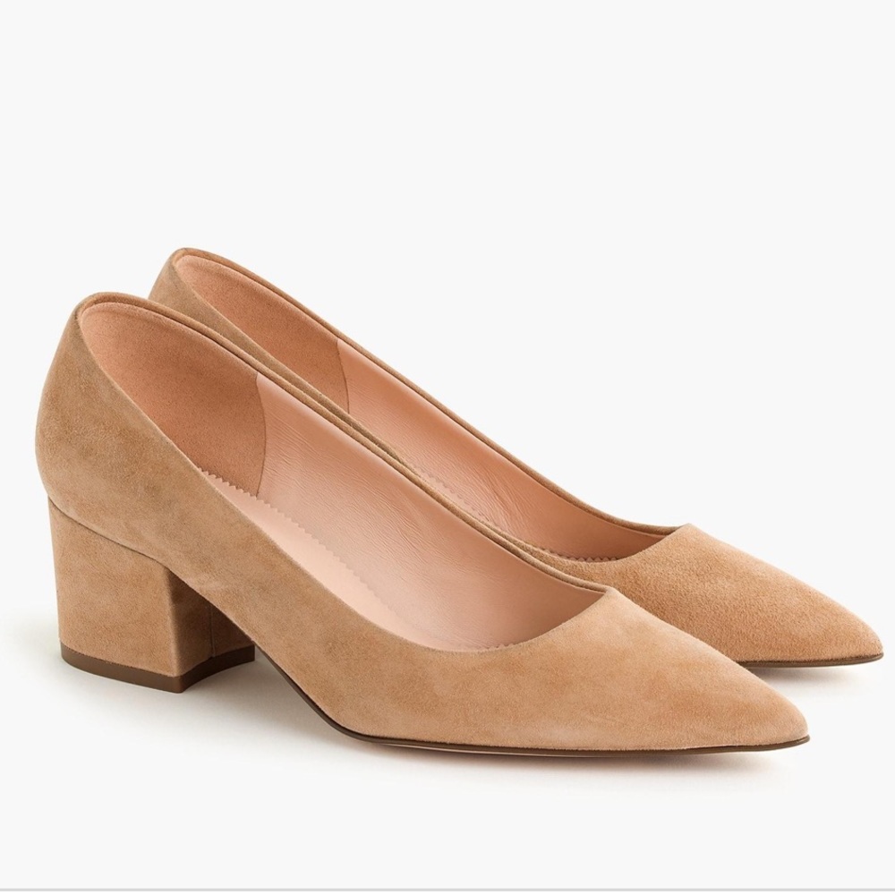 J. Crew Laney Pump in Suede Ashen Brown - Size 10 - New in Box!